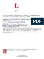 Age Effects in Tonal Comprehension in Cantonese