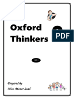 Oxford Thinkers Unit 6