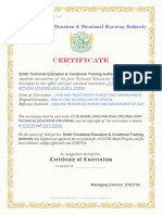 Certificate STEVTA-JCAT