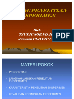 Penelitian Eksperimen - PPT (Compatibility Mode)