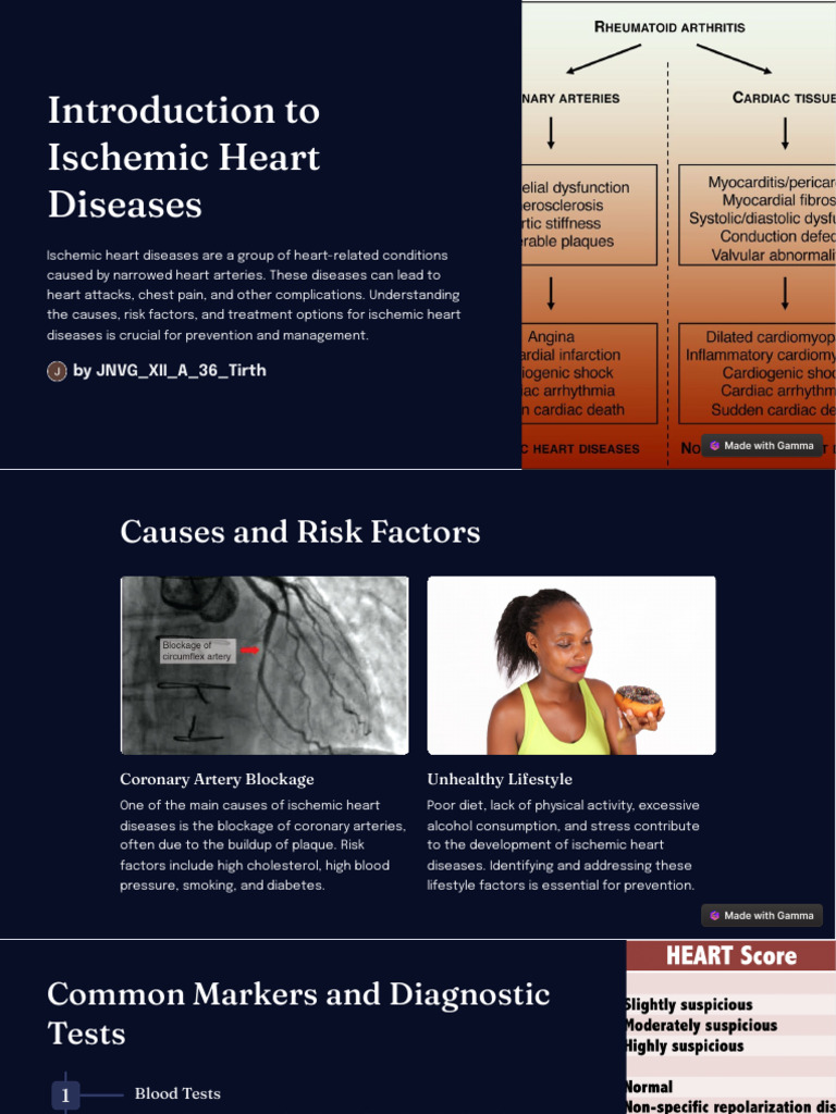 Ischemic Heart Disease Overview and Care | PDF | Coronary Artery ...