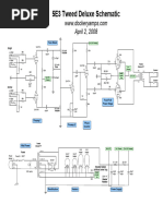 Fender 5e3 Tweed Deluxe Schematic - Копия