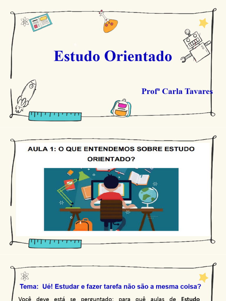 Importância do Estudo Orientado | PDF