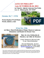 A Taste of Phillips" Festival de Arte OCTOBER 28-30, 2011