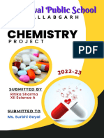 Chemsitry Paracetamol Project