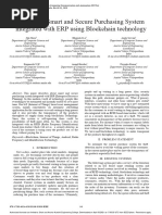 ASHUTOSH BHAGAT-IEEE - 2020 - ToDesignSmart and Secure Purchasing System Integrated With ERP Using Blockchain Technology