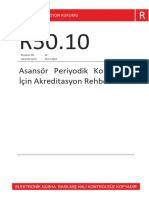 Asansör Periyodik Kontrolleri İçin Akreditasyon Rehberi: Revizyon No: 01 Yürürlük Tarihi: 29.11.2023