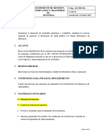 ADT-PRO-002 Procedimiento de Remision Conservacion Transporte de Muestras