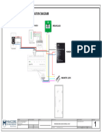 Door Access System Termination Diagram: Wiegand Connection
