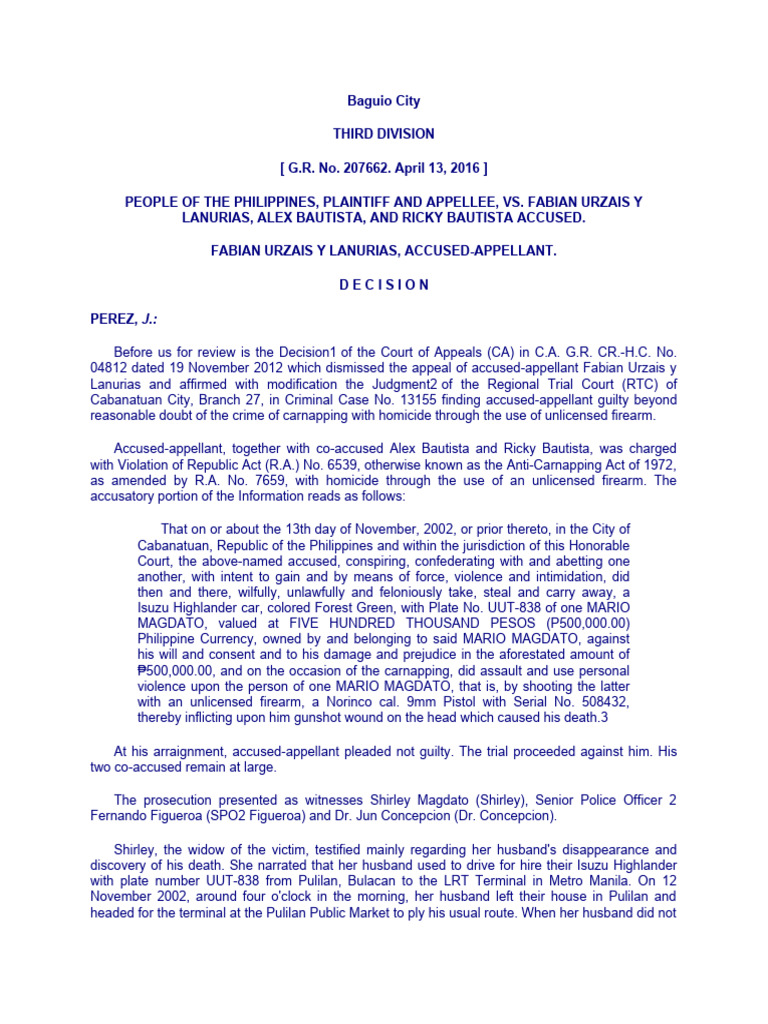 People VS UrzaisMagsino VS Magsino PDF Burden Of Proof (Law