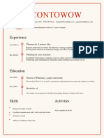 Format CV