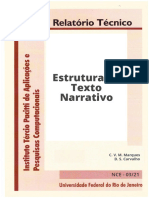 Estrutura Do Texto Narrativo. Escrita. UFRJ