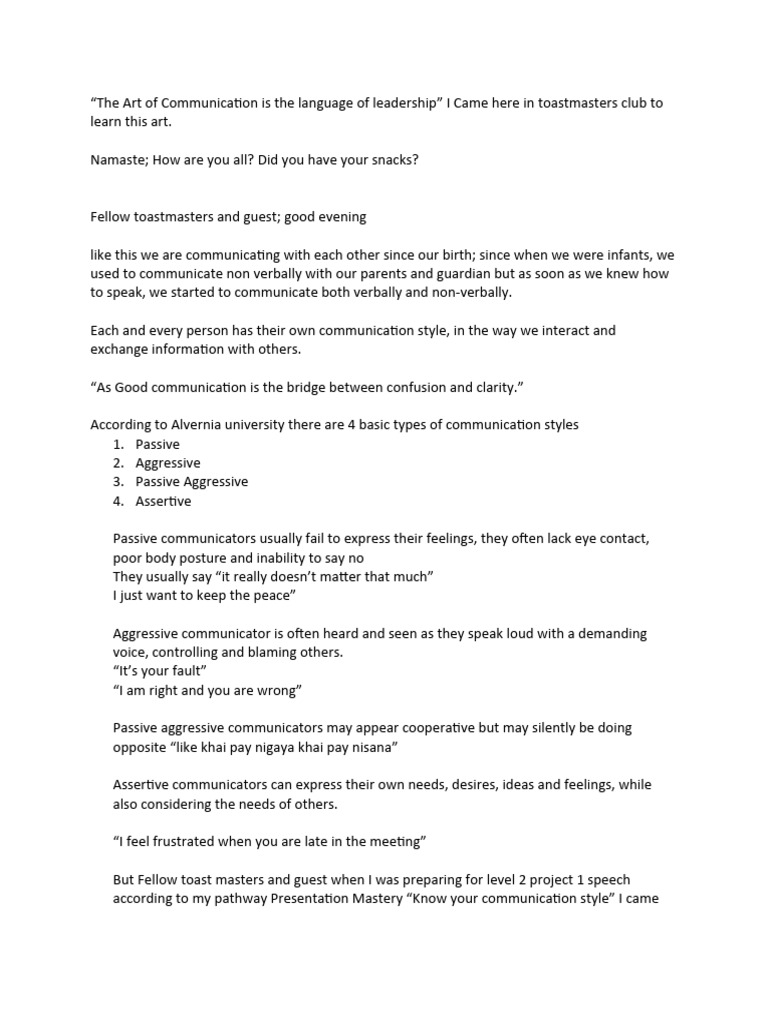 know-your-communication-style-pdf-tooth-communication