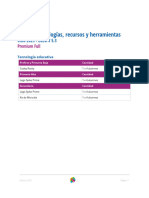 Listado de Tecnologias Recursos Herramientas V53 CE23-24 PremiumFull Prefirst Primaria Sec