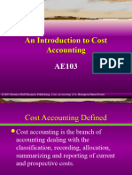 Intro To Cost Acctg Chapter 1