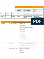 Paper Pattern & Syllabus - GR 9 Final Assessment