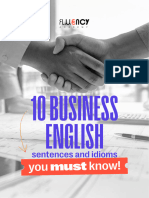 10 Business English Sentences and Idioms You Must Know