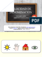 Velocidad de Denominacion OBJETOS COTIDIANOS