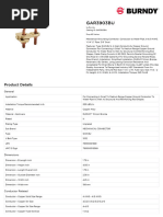 BURNDY GAR3903BU Specsheet