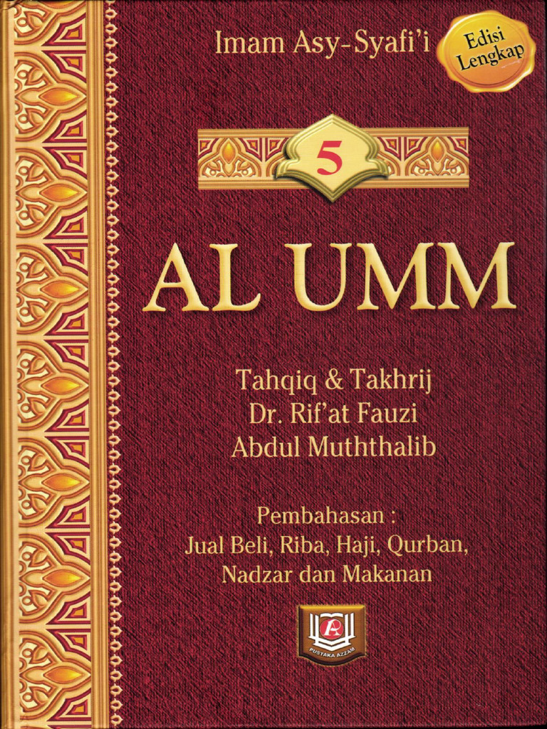 Kitab Al Umm 5 Fiqh Fikih Fiqih Imam Syafii Z Library | PDF