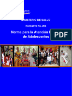 Norma 206 para La Atencion Integral de Adolescentaprobada 3 0311 2022 CNNormas FINAL