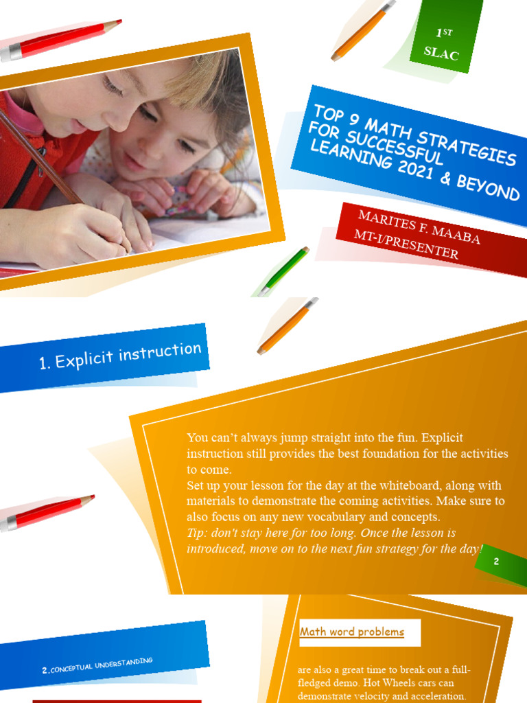 Top 9 Math Strategies For Successful Pdf Mathematics Homework