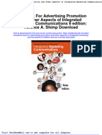 Download Full Test Bank For Advertising Promotion And Other Aspects Of Integrated Marketing Communications 9 Edition Terence A Shimp Download pdf docx full chapter chapter