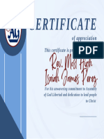 _Blue Minimalist Certificate Of Appreciation IJ