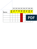 Automated Attendance Sheet