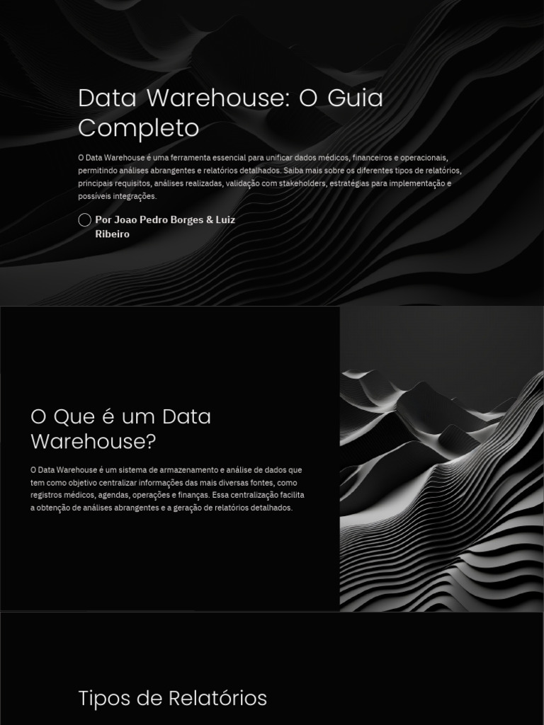 Guia Completo sobre Data Warehouse | PDF | Armazém de dados | Dados