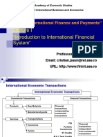 2021 Lecture 1 Introduction To International Financial System