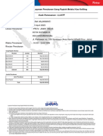 Bukti Pemesanan Penukaran Kas Keliling LLCITF