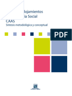 Censo de Alojamientos de Asistencia Social Caas: Síntesis Metodológica y Conceptual
