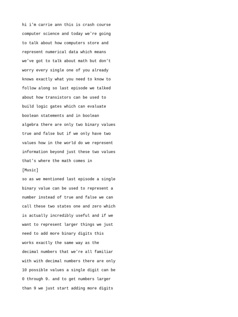 Understanding Binary and Data Representation | PDF | Byte | Bit
