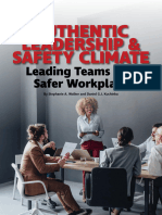 Authentic Leadership & Safety Climate: Leading Teams To A Safer Workplace