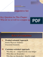 Defining The Competitive Set: Key Question For This Chapter: Who Do We or Will We Compete Against?