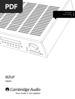 Amp Cambridge Azur 551R User Manual English