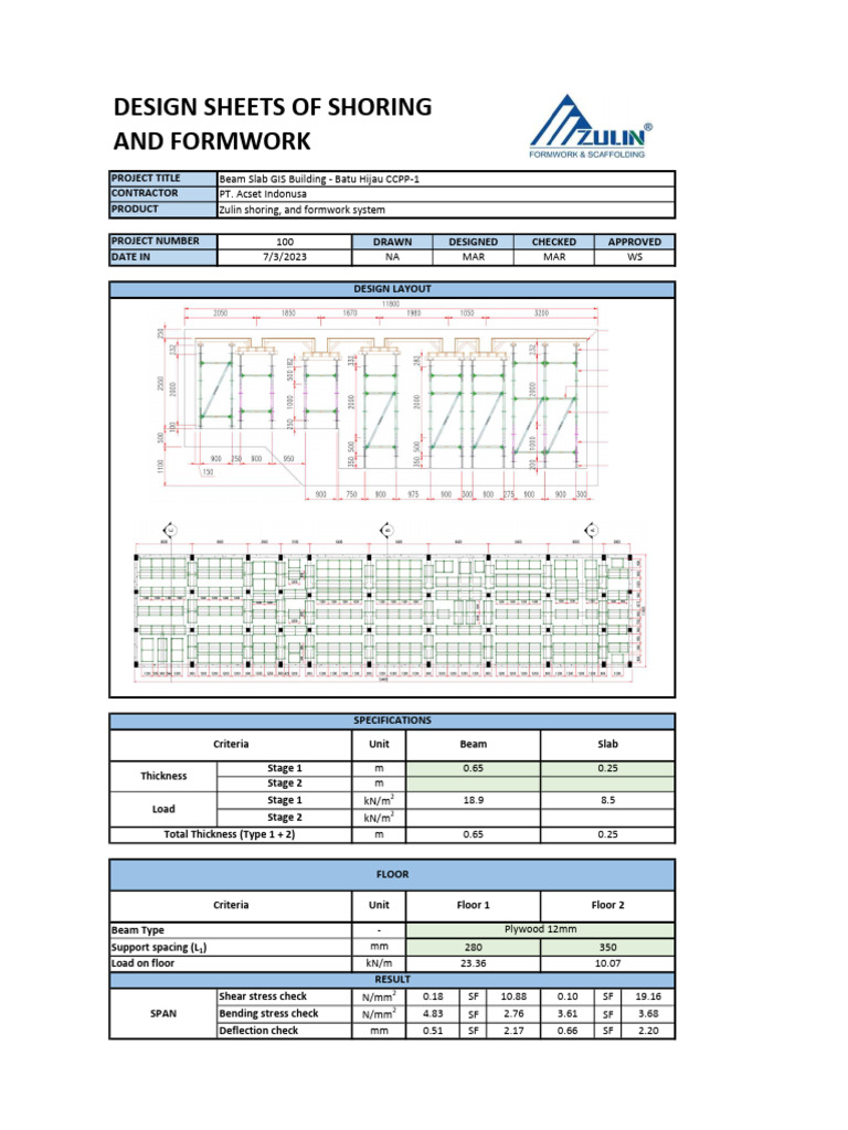 Beam Slab Design for Batu Hijau CCPP-1 | PDF | Bending | Beam (Structure)