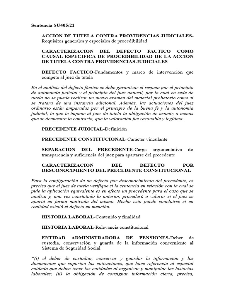 Su405 21 | Descargar gratis PDF | Debido al proceso | Pensión