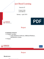 Project Introduction PBL