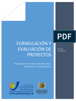 Actividad Formulacion y Evaluacion