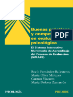Buenas Practicas y Competencias en Evaluacion Psicologica Rocio Fernandez Ballesteros PDF