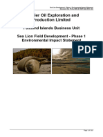 Premier Oil SAERI Sea Lion Oil Field Development - Full Phase 1 Environmental Impact Statement 2019