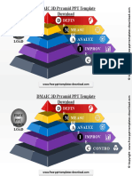 DMAIC 3D PYRAMID PPT Template Download