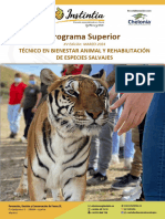 Programa Superior Técnico en Bienestar y REhabilitación de F.S - Edición XV
