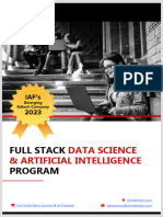 Full Stack Data Science Brochure