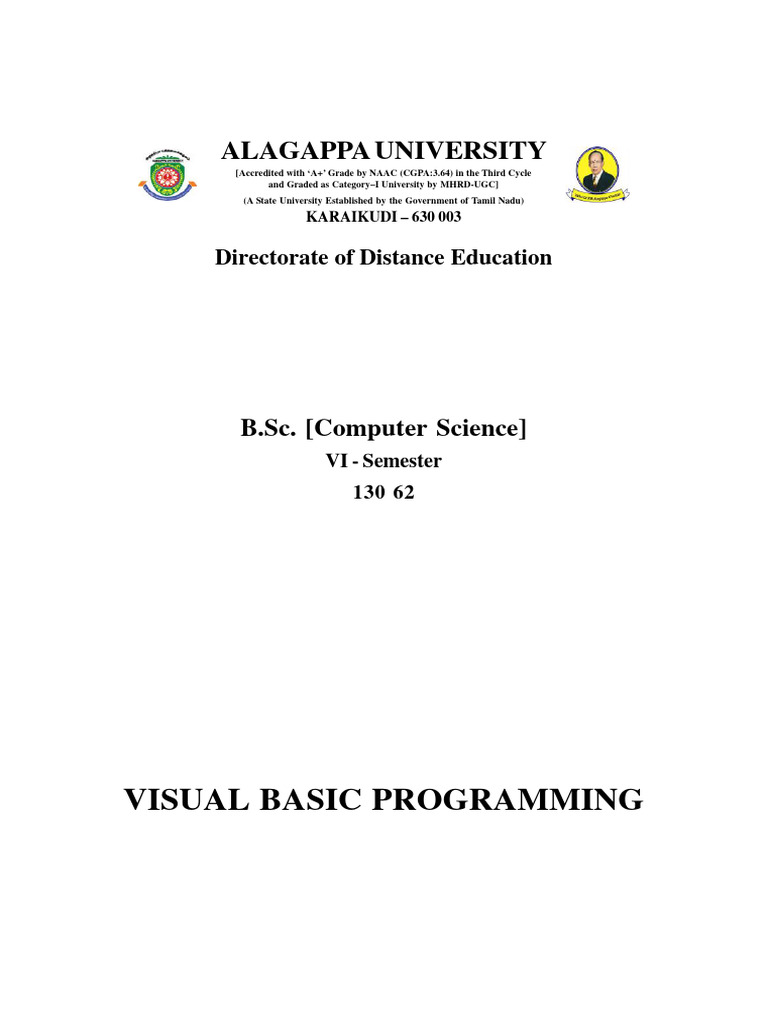 Visual basic programming pdf basic graphical user interfaces