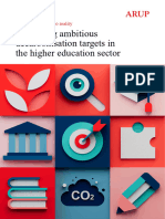 Delivering Ambitious Decarbonisation Targets in The Higher Education Sector