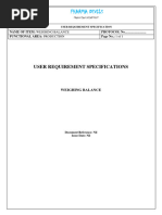 User Requirement Specification (Urs) For | PDF | Specification ...