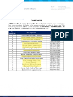 Carta Cubierta 19 Asegurados Indesa Estructuras Techadores